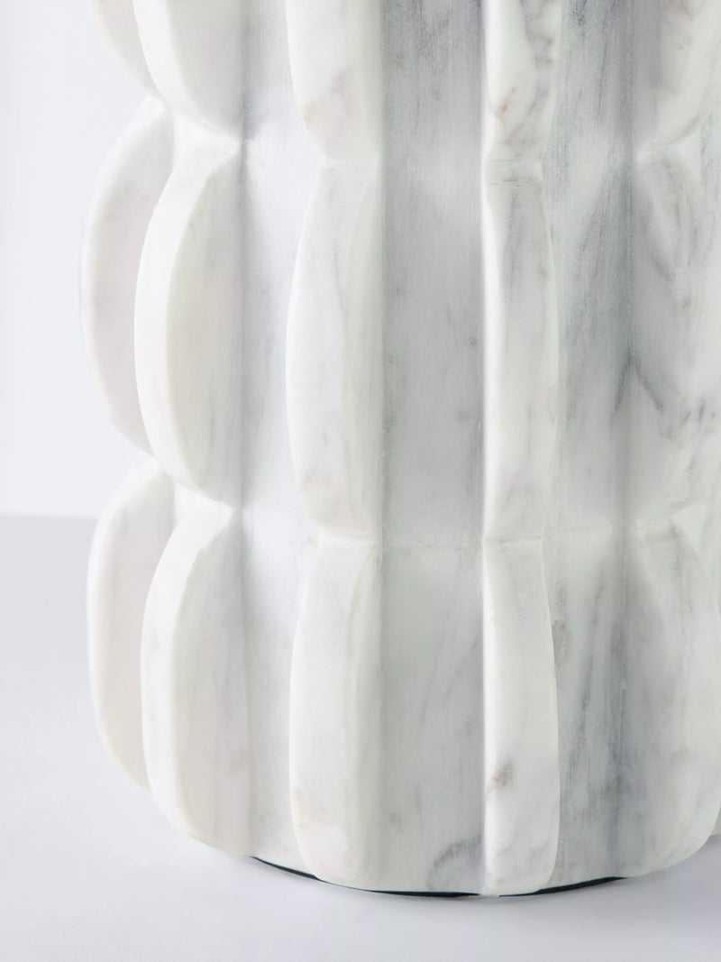 John Lewis marble scallop table lamp 46x30cm, UK version