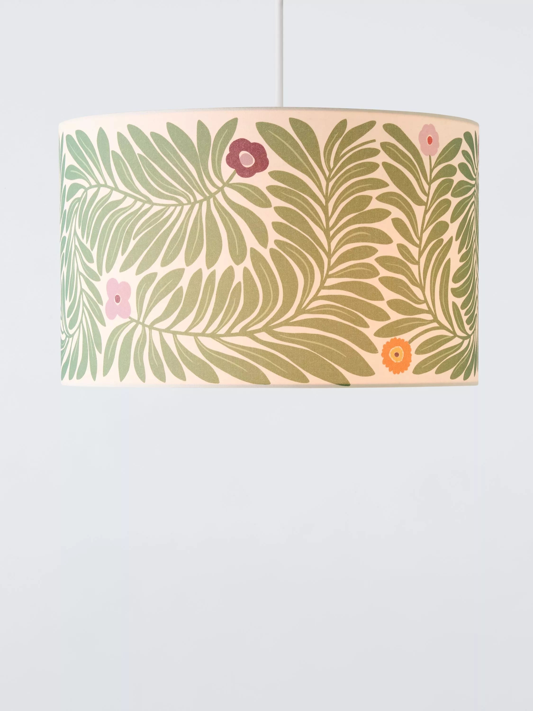 John Lewis drum lampshade Zinnia print 40cm - British product