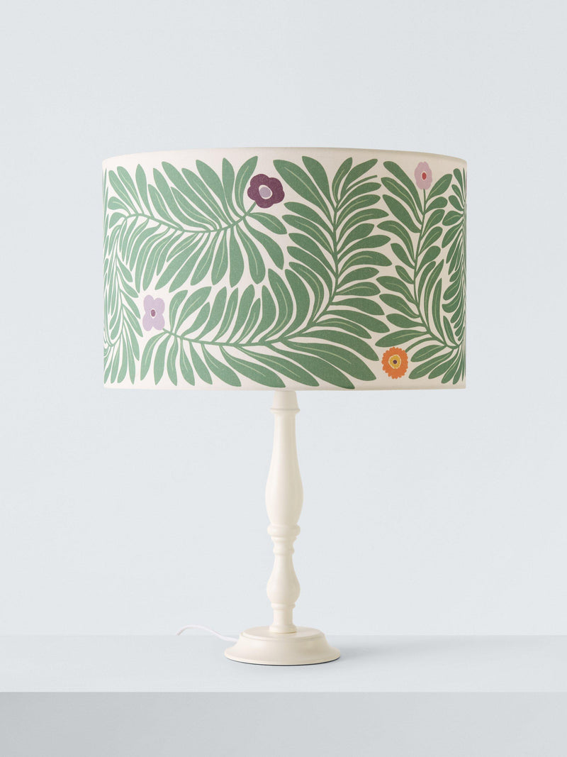 John Lewis drum lampshade Zinnia print 40cm - British product