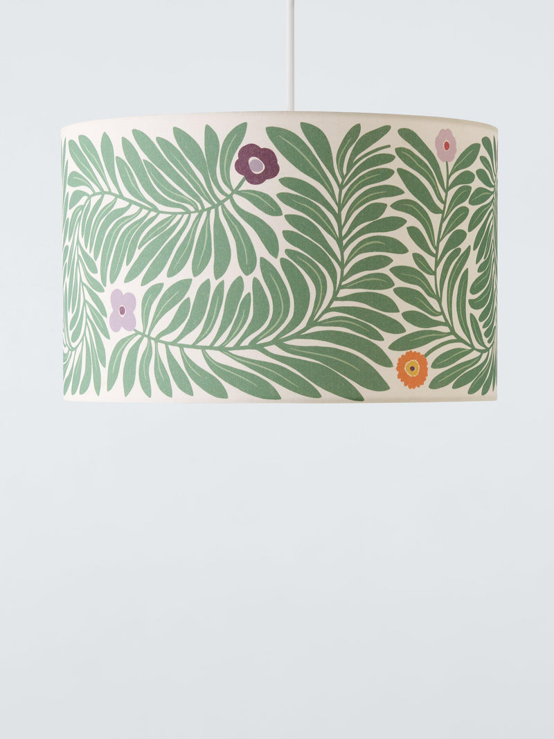John Lewis drum lampshade Zinnia print 40cm - British product