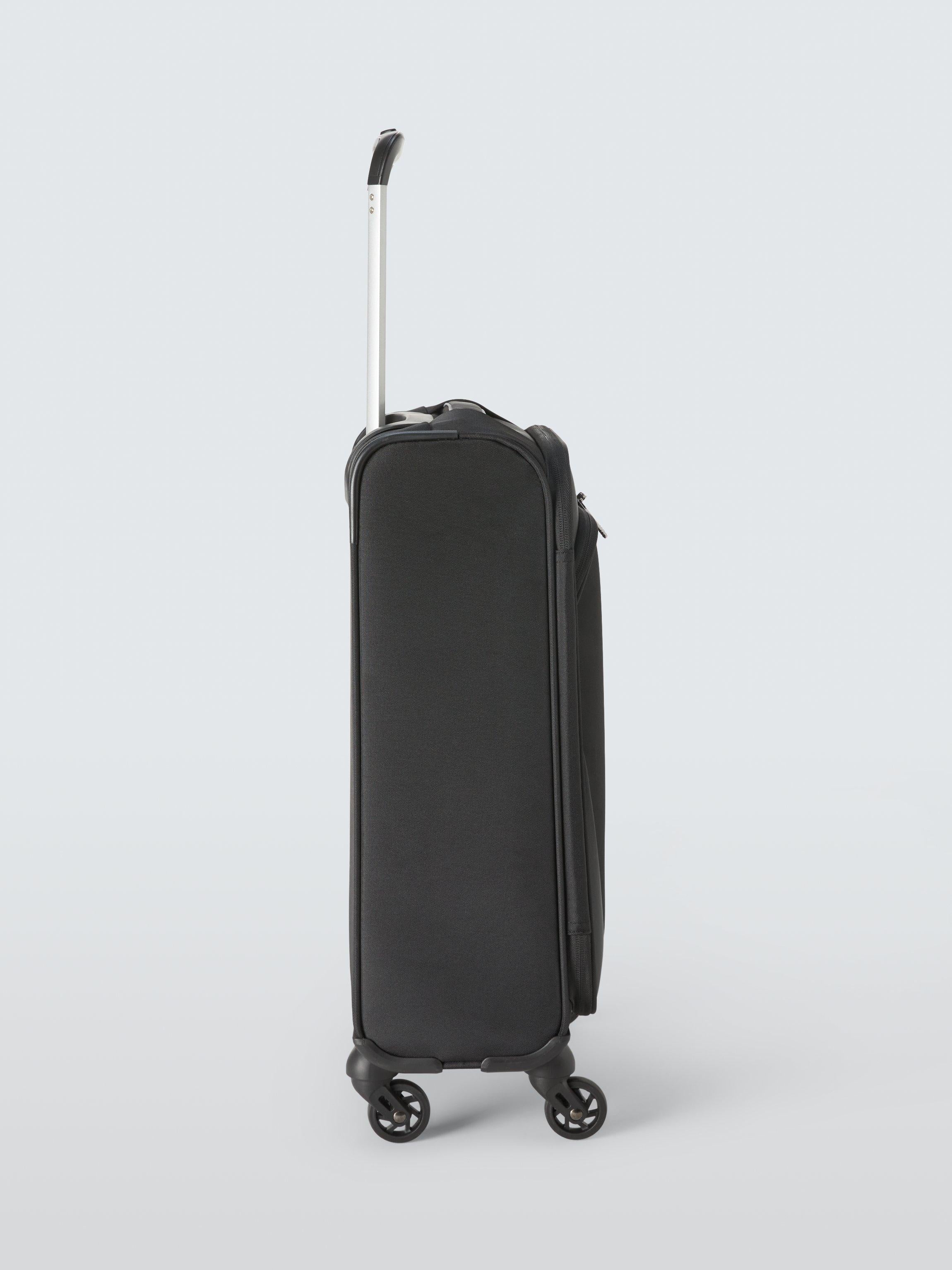 John Lewis Malta soft-sided cabin suitcase 35L black, UK version