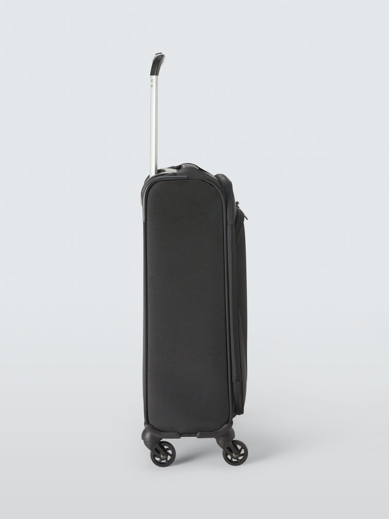 John Lewis Malta soft-sided cabin suitcase 35L black, UK version