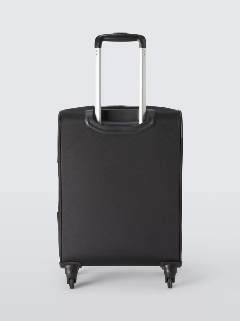 John Lewis Malta soft-sided cabin suitcase 35L black, UK version