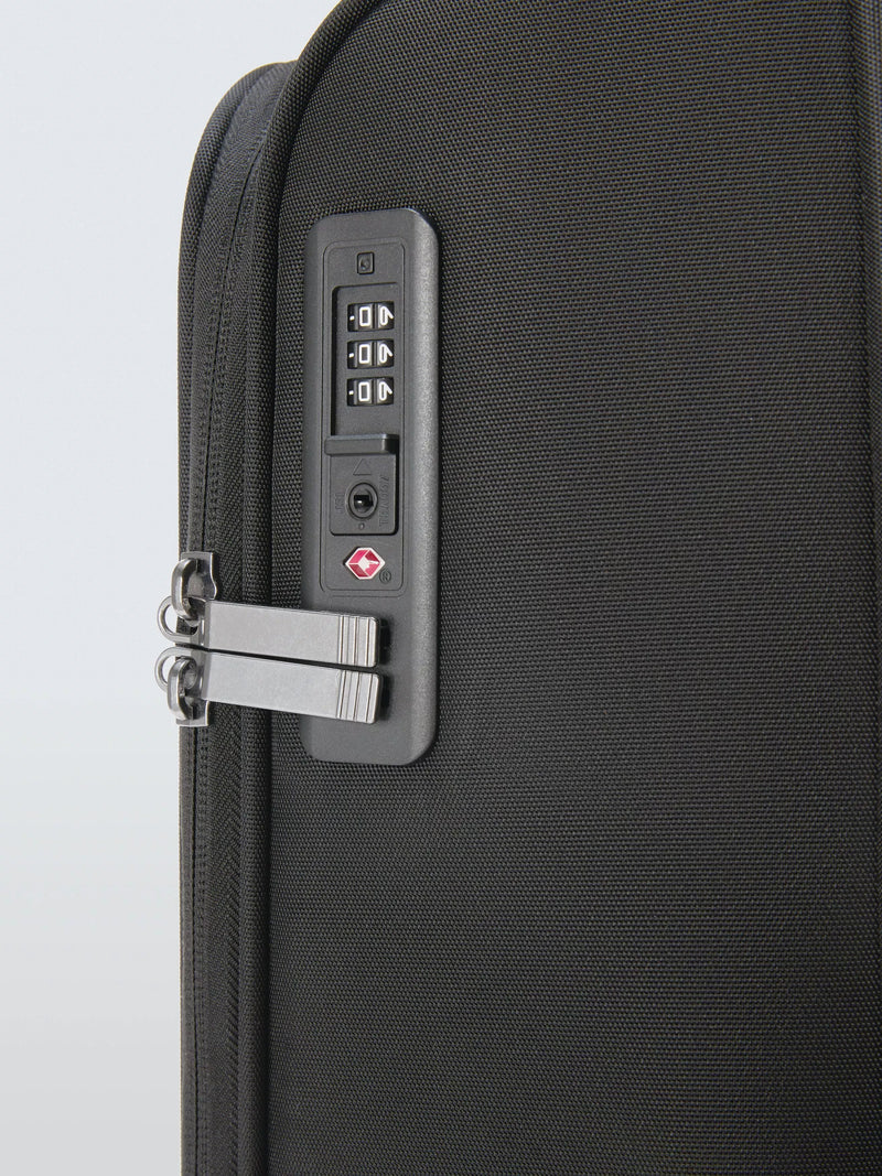 John Lewis Malta soft-sided cabin suitcase 35L black, UK version