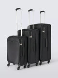 John Lewis Malta soft-sided cabin suitcase 35L black, UK version