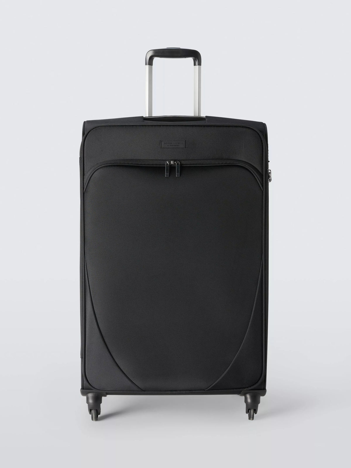 John Lewis Malta large soft-sided suitcase 87L black - British product