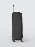 John Lewis Malta large soft-sided suitcase 87L black - British product