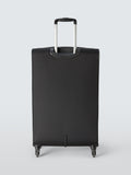 John Lewis Malta large soft-sided suitcase 87L black - British product