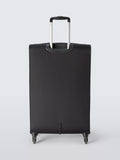 John Lewis Malta large soft-sided suitcase 87L black - British product