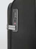 John Lewis Malta large soft-sided suitcase 87L black - British product