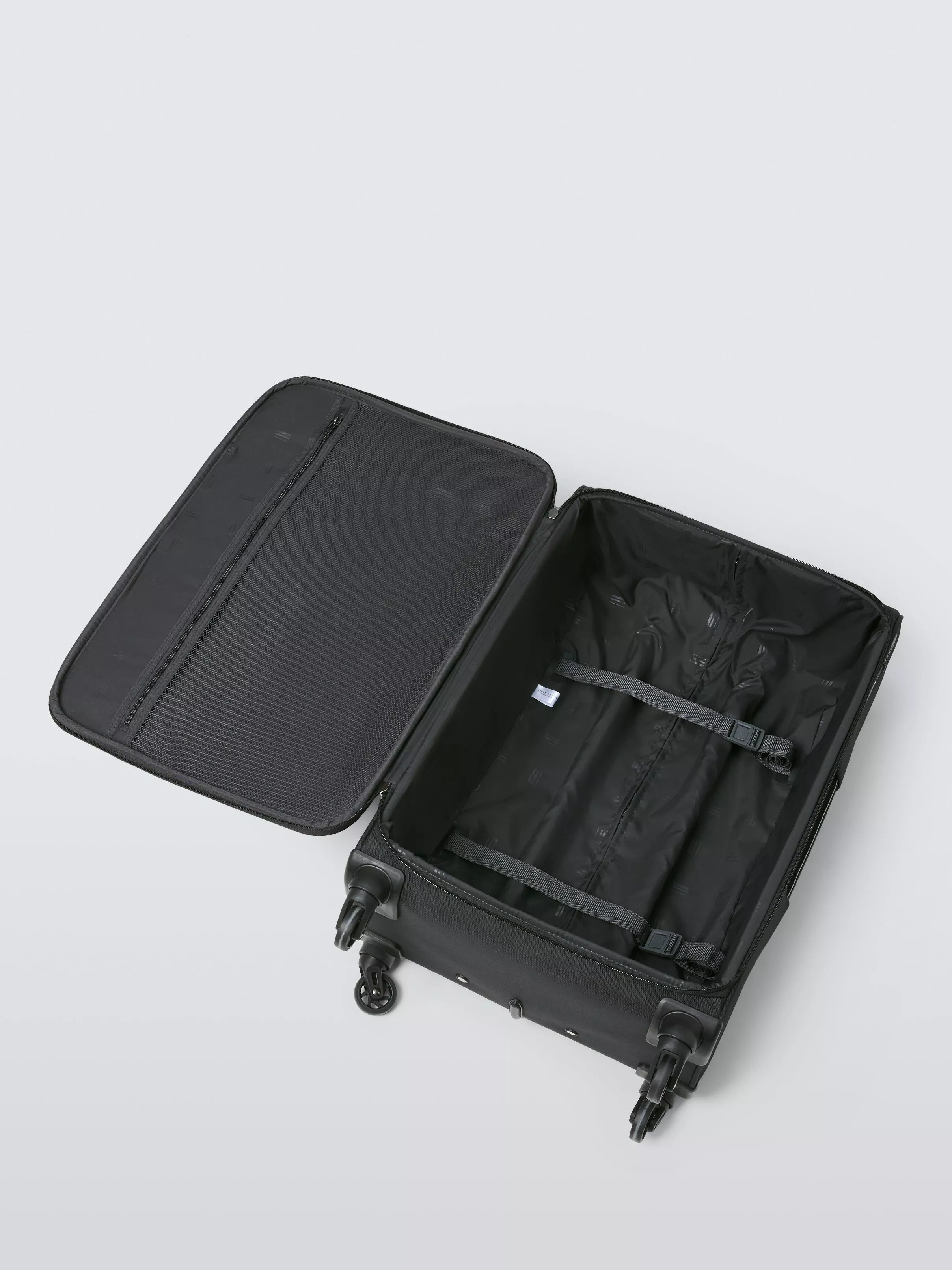 John Lewis Malta medium black suitcase 60L, UK version