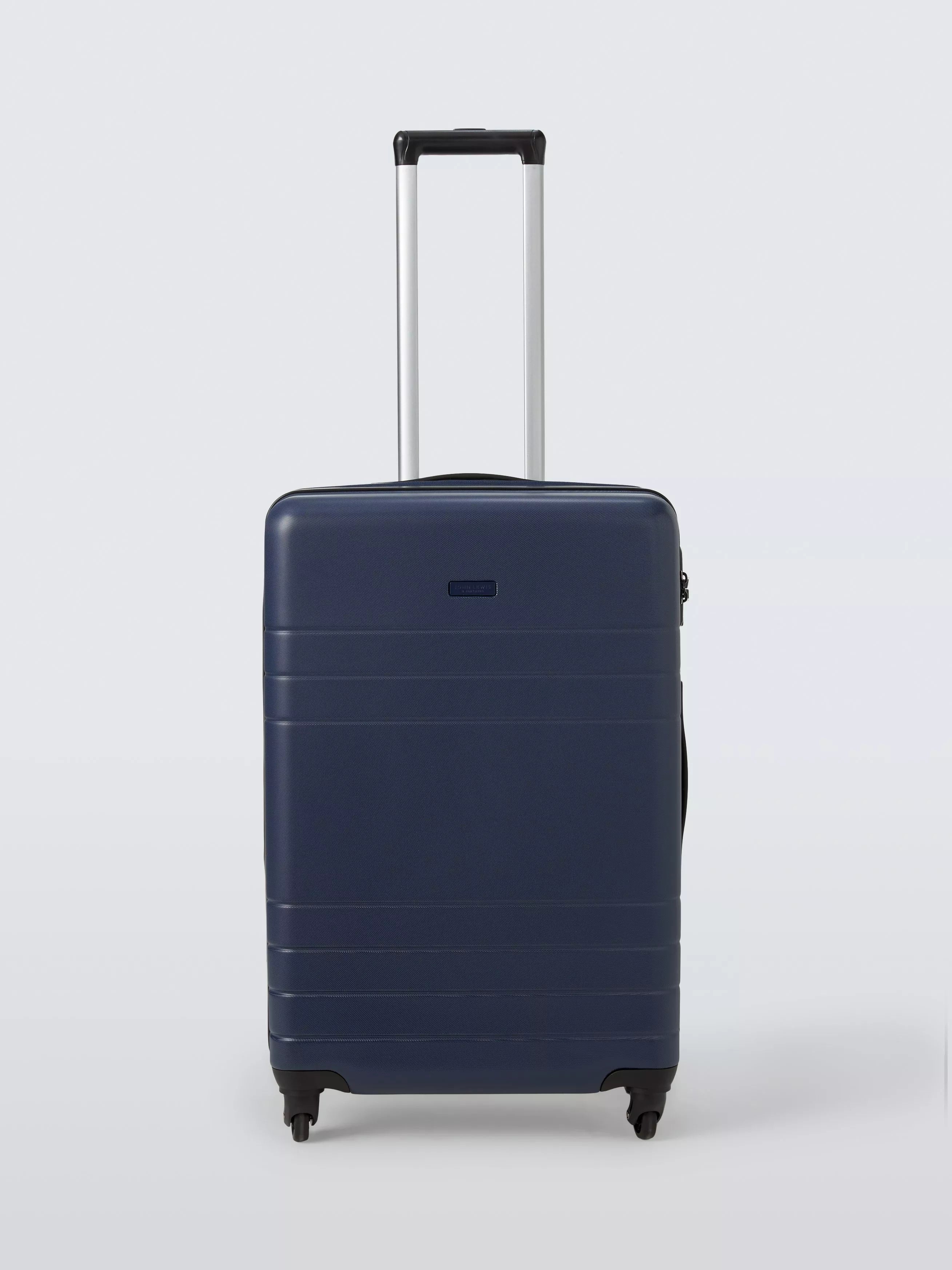 John Lewis Lisbon 4-Wheel 57cm Hard Shell Medium Suitcase