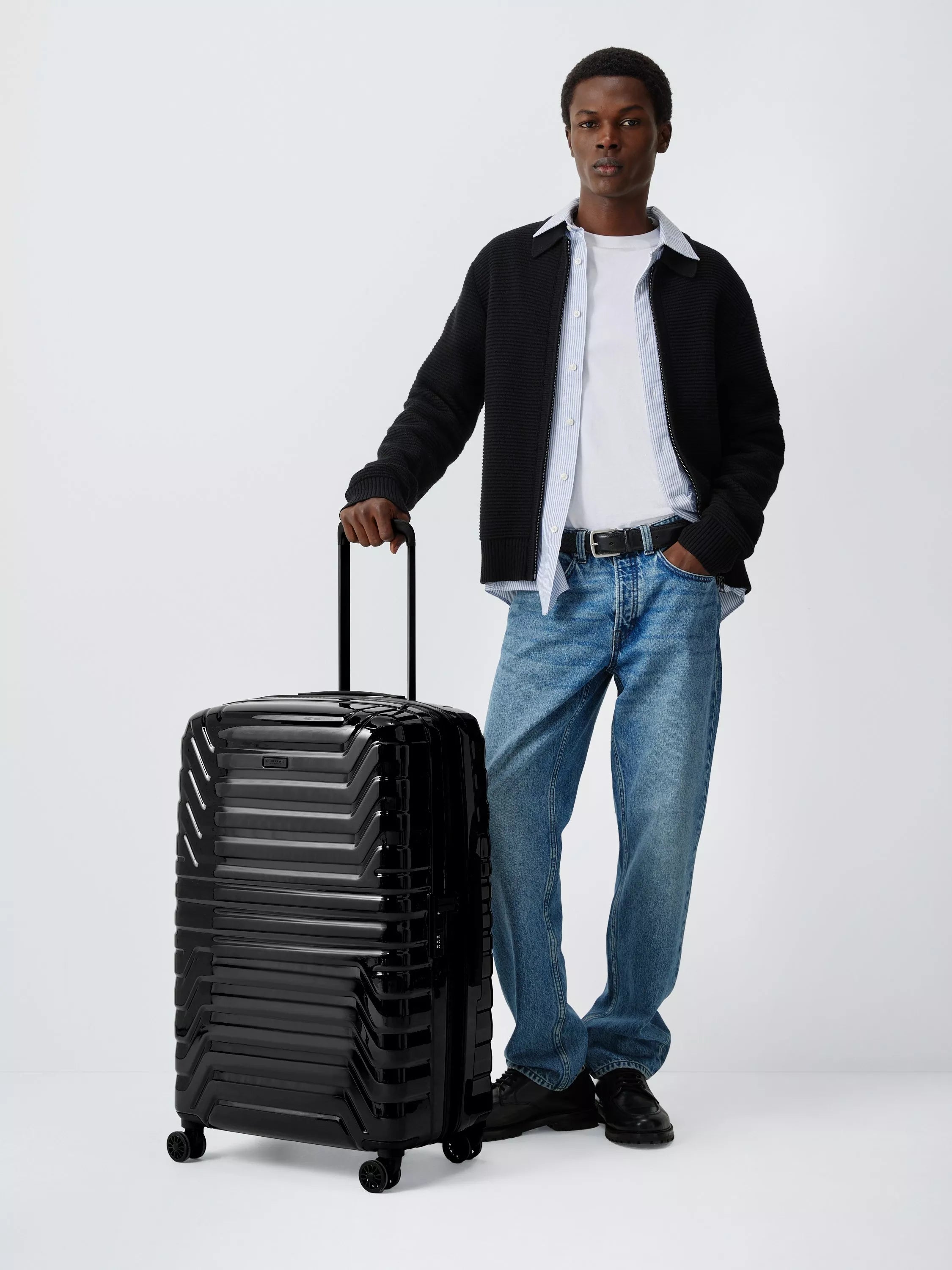 John Lewis Tulum hard shell expandable large suitcase (British brand)
