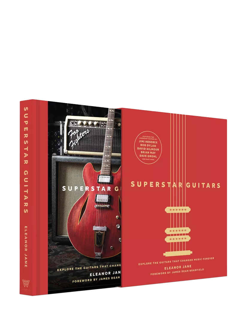 Hachette Superstar Guitars book hardback slipcase, UK version