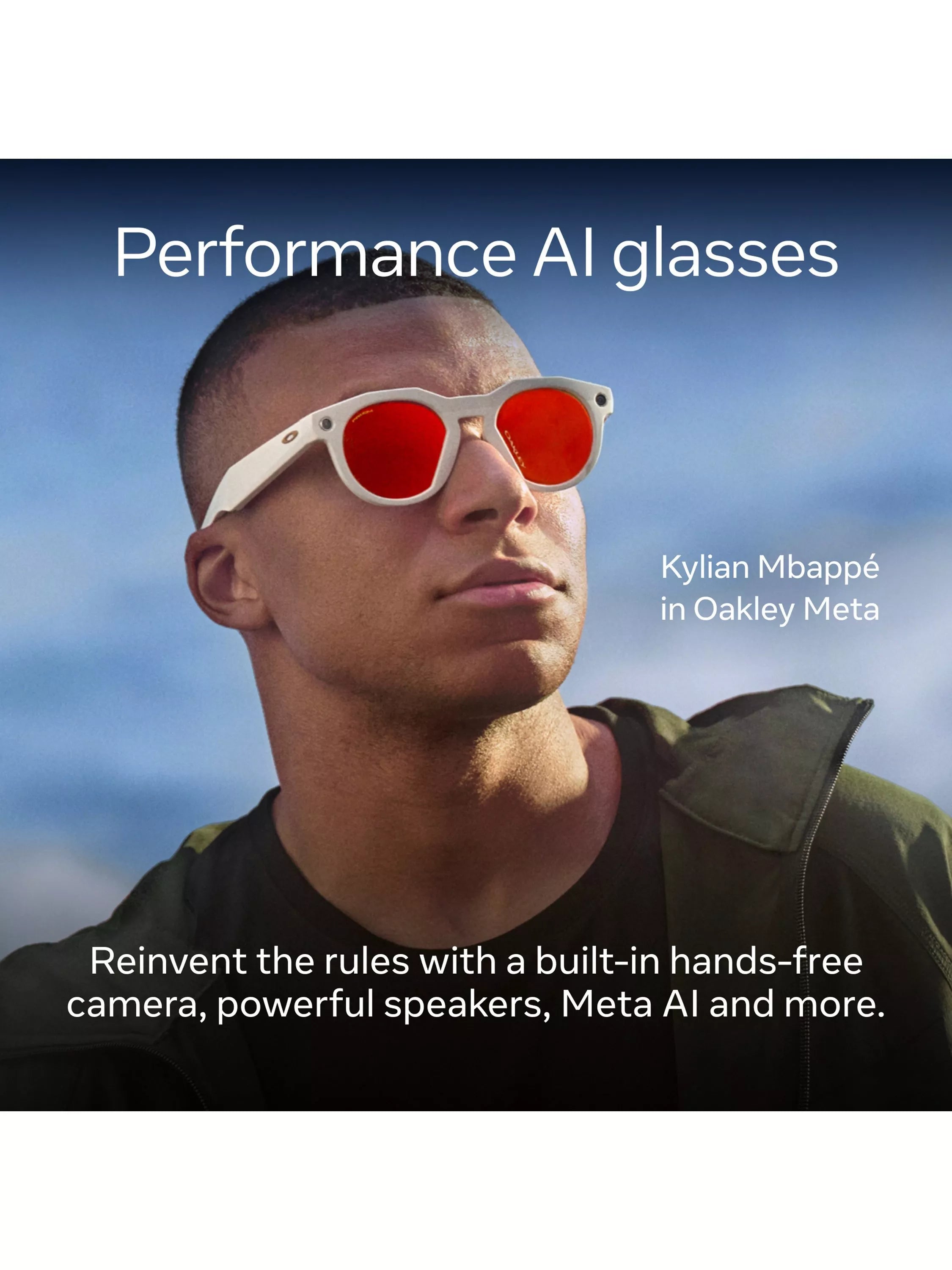 Oakley Meta HSTN smart glasses Black with Transitions lenses (British brand)