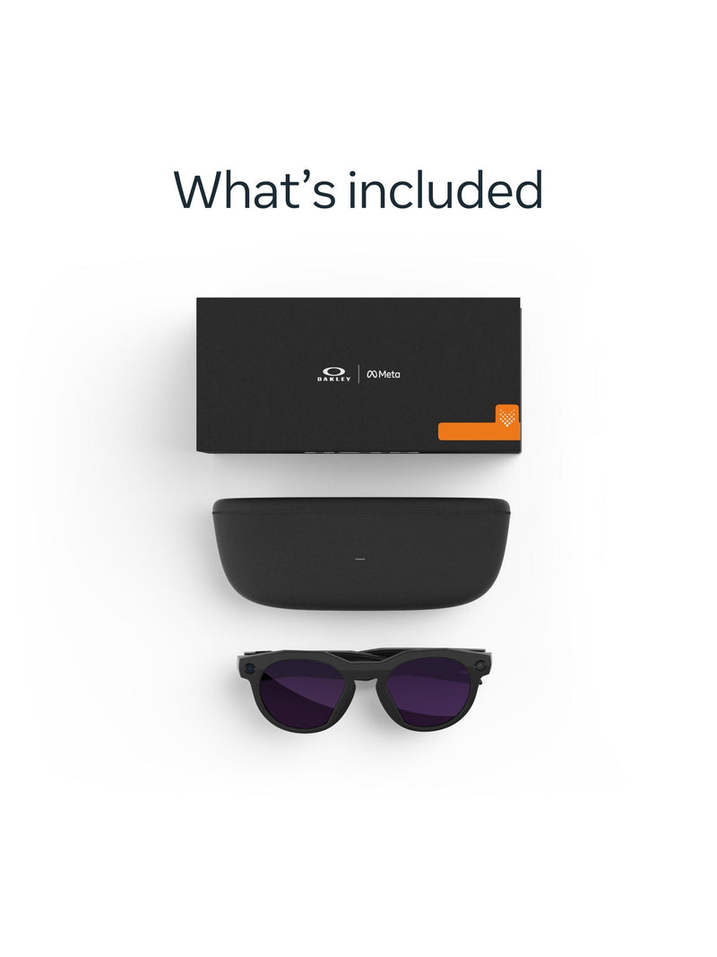 Oakley Meta HSTN smart glasses Black with Transitions lenses (British brand)