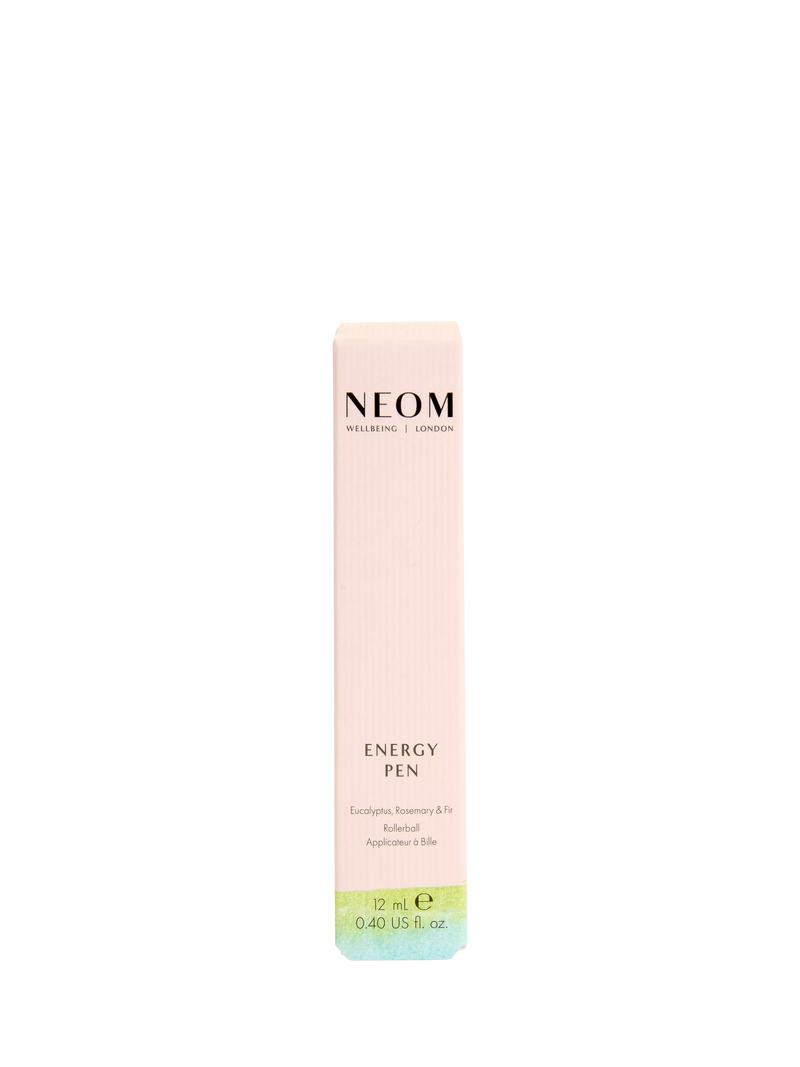 NEOM Energy Pen 12ml essential oil roll-on, imported from the UK