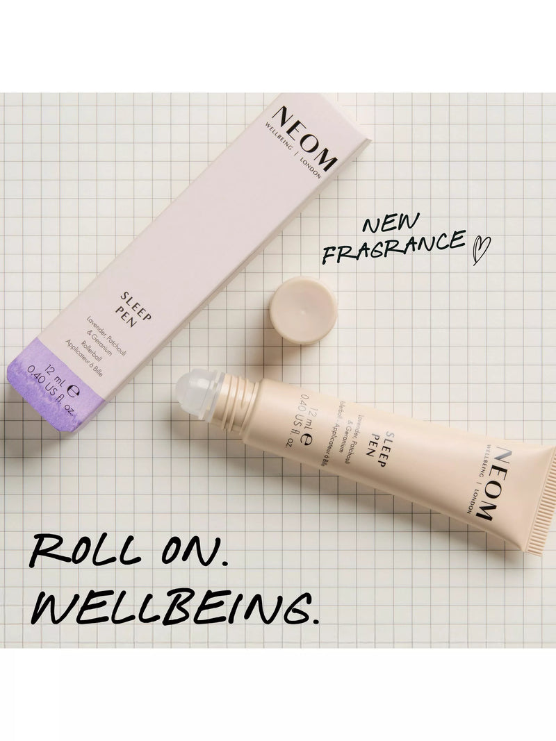 NEOM Wellbeing London Sleep Pen 12ml aromatherapy, UK version