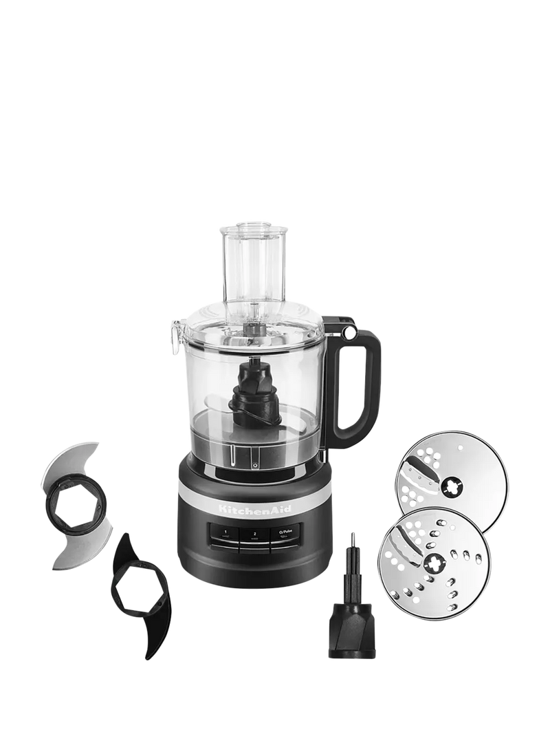 KitchenAid food processor matte black 1.7L, imported from the UK