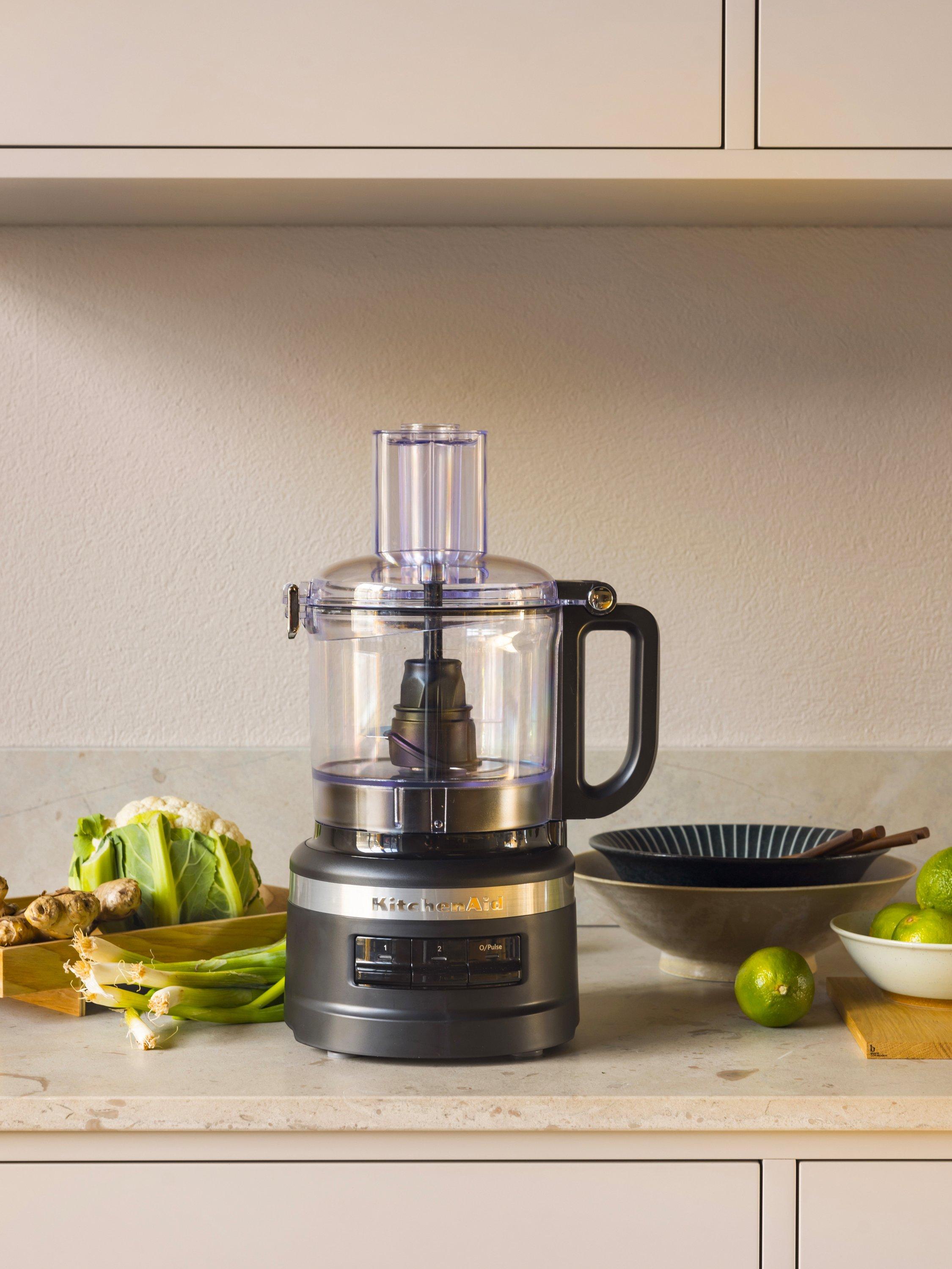 KitchenAid food processor matte black 1.7L, imported from the UK
