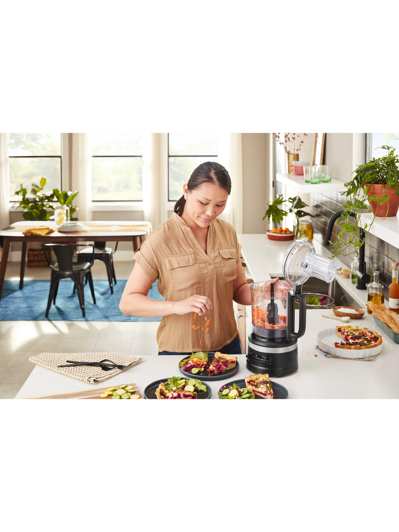 KitchenAid food processor 2.1L matte black, UK version