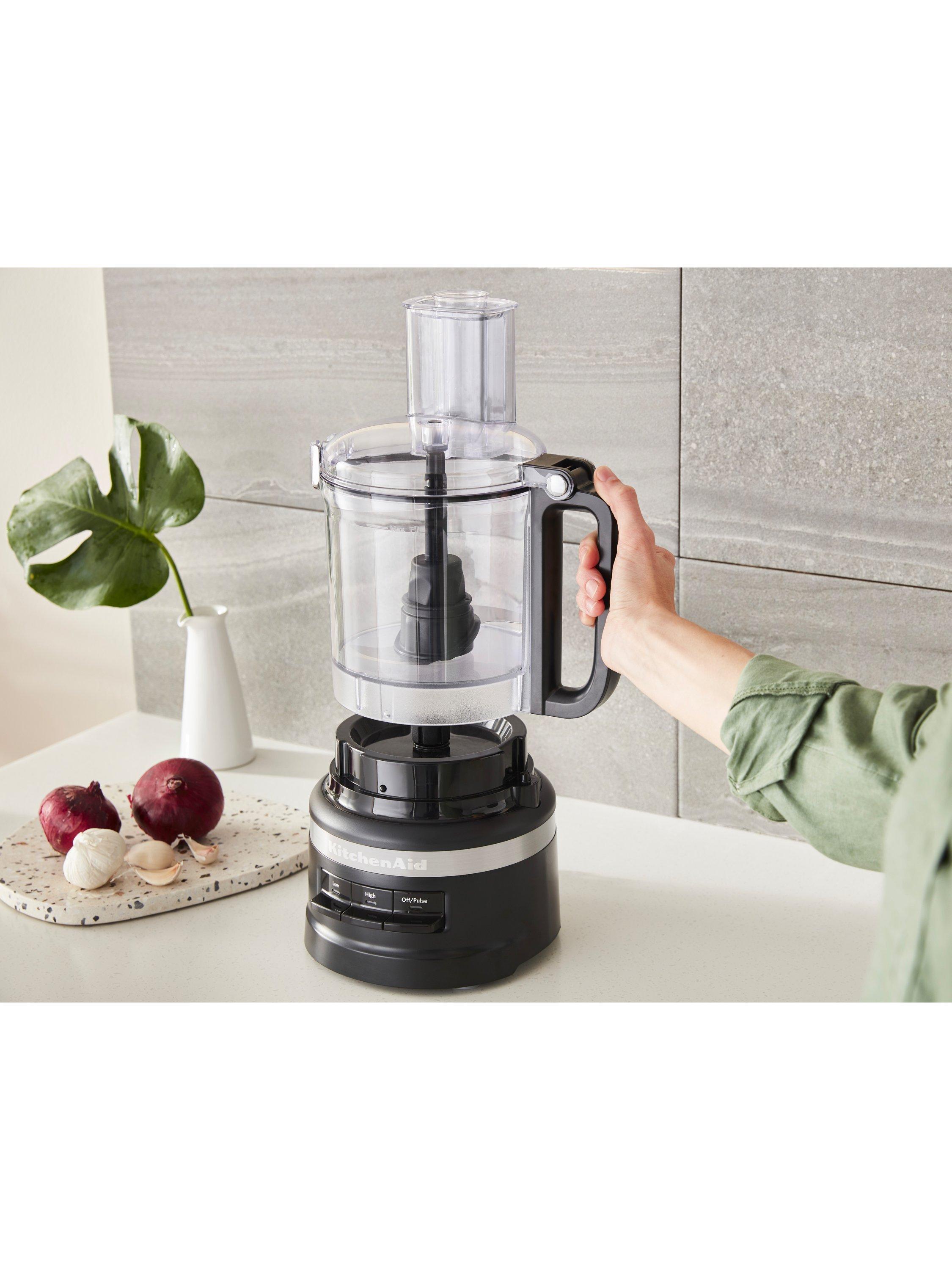 KitchenAid food processor 2.1L matte black, UK version