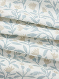 John Lewis Eloise oilcloth tablecloth fabric ice blue, UK version
