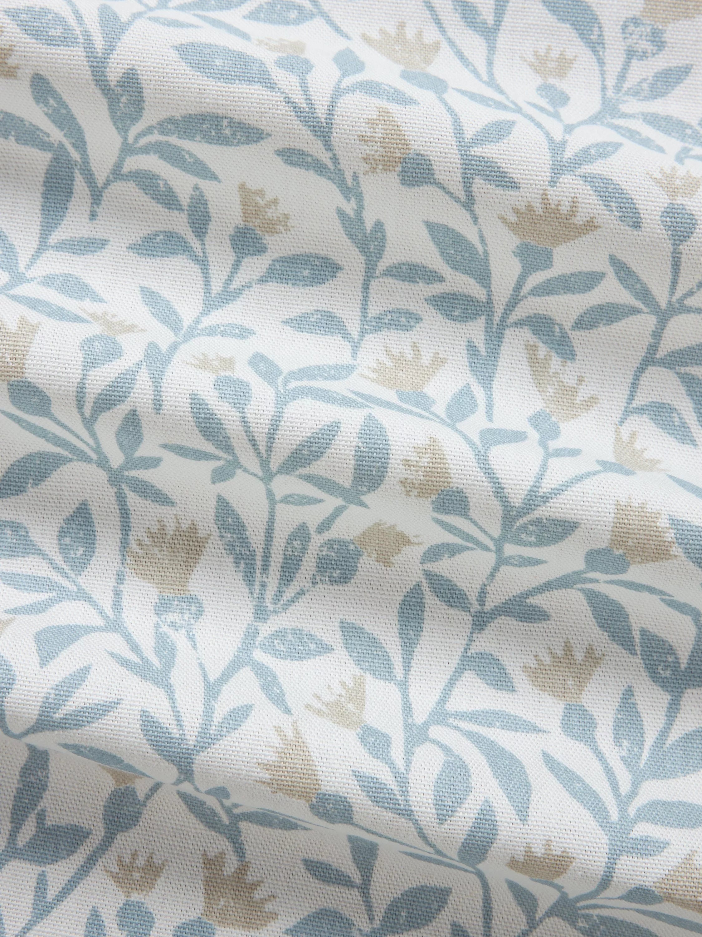 John Lewis Eloise oilcloth tablecloth fabric ice blue, UK version
