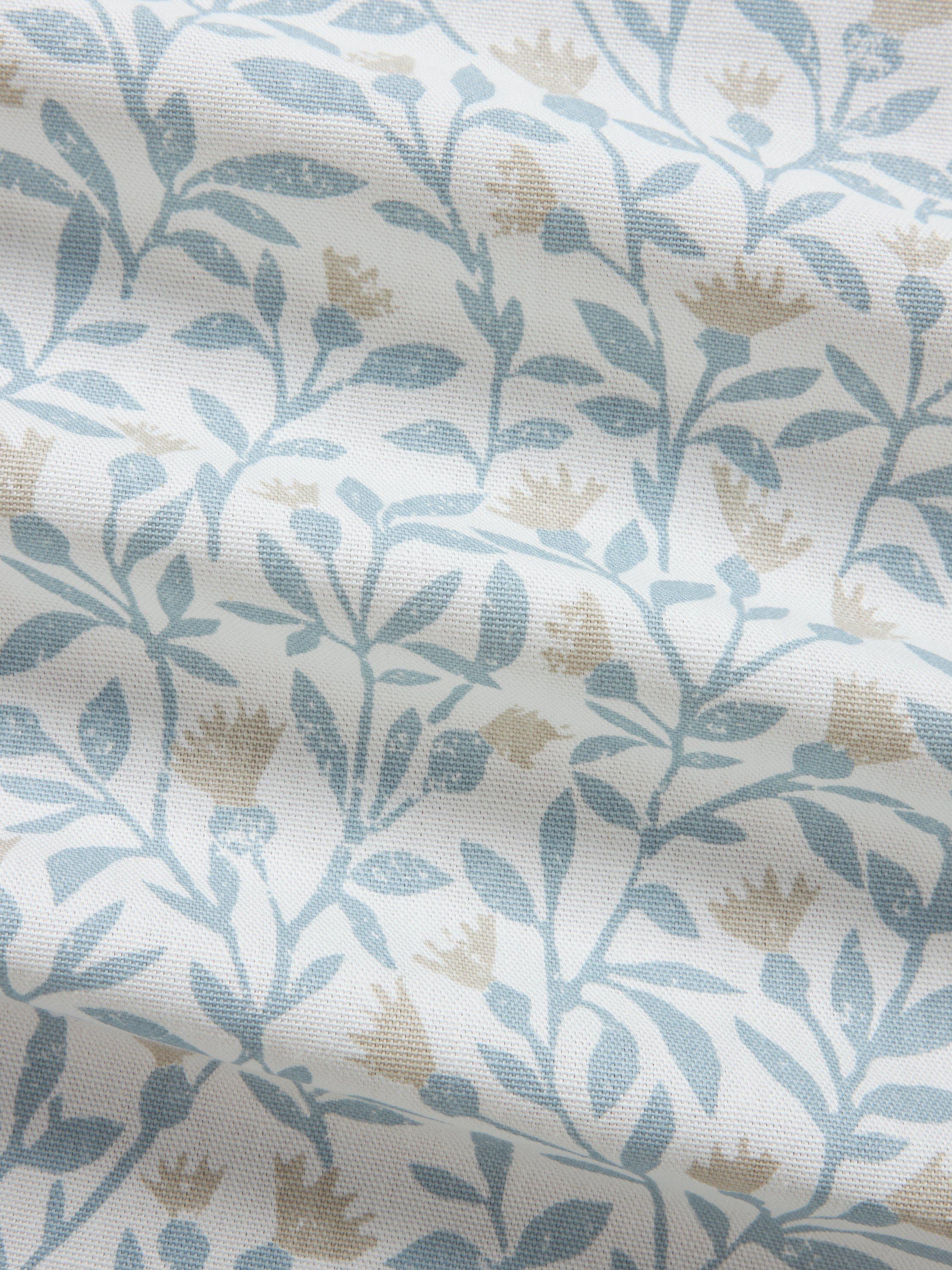 John Lewis Eloise oilcloth tablecloth fabric ice blue, UK version