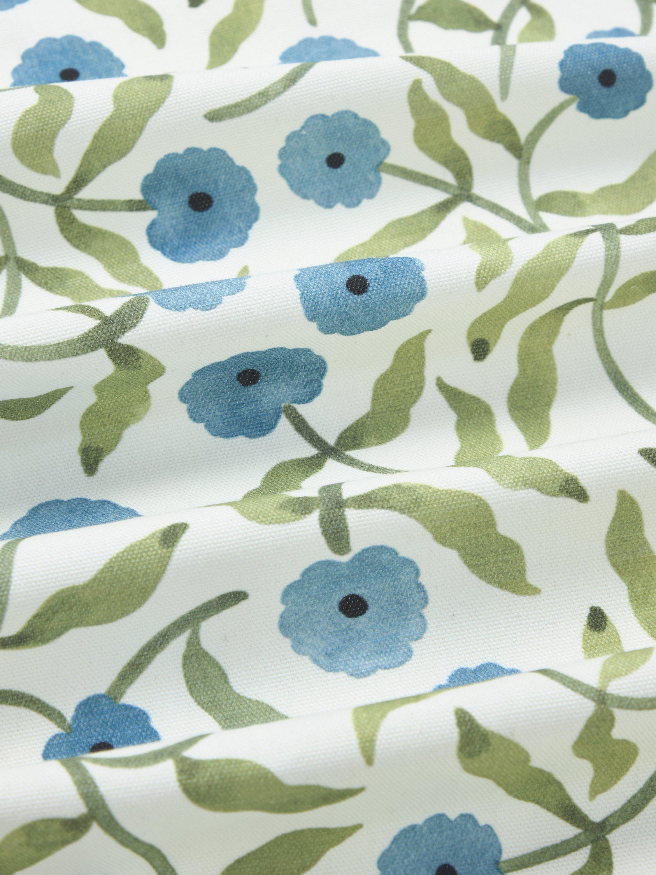 John Lewis Floret oilcloth tablecloth fabric glacier, imported from the UK