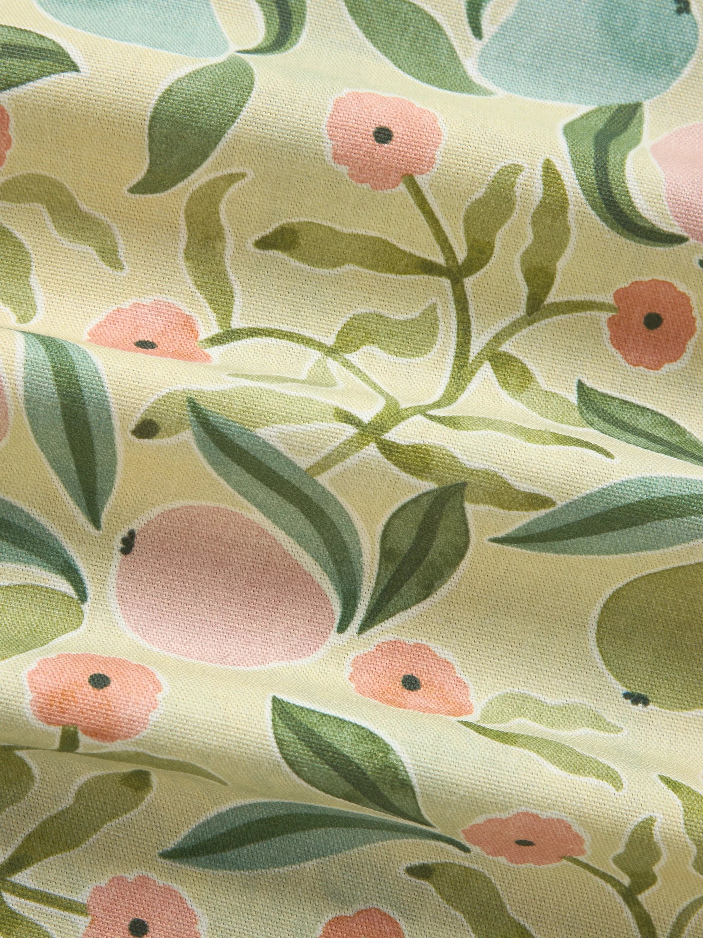 John Lewis pear oilcloth tablecloth fabric multi 130cm, imported from the UK