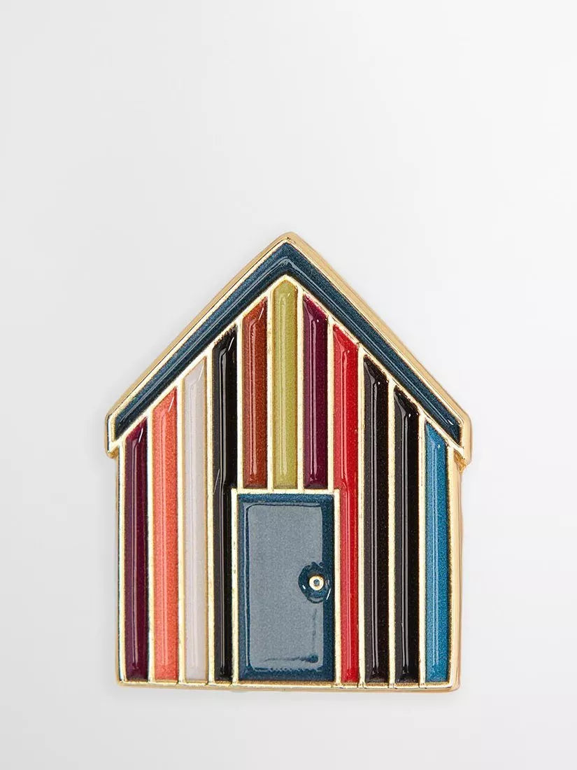 Barbour Paul Smith Beach Hut pin badge, UK version