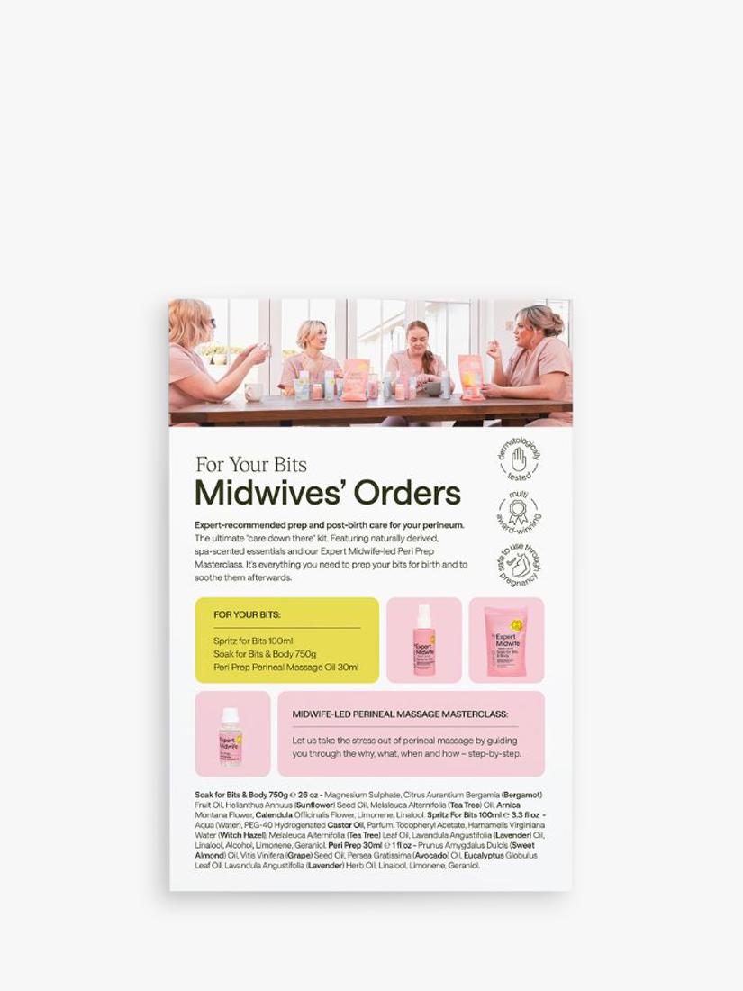 My Expert Midwife For Your Bits gift set, UK version