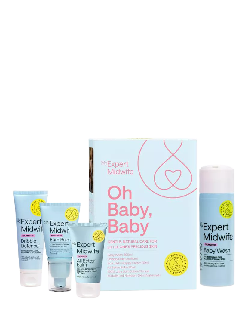 My Expert Midwife Oh Baby newborn skincare gift set, UK version