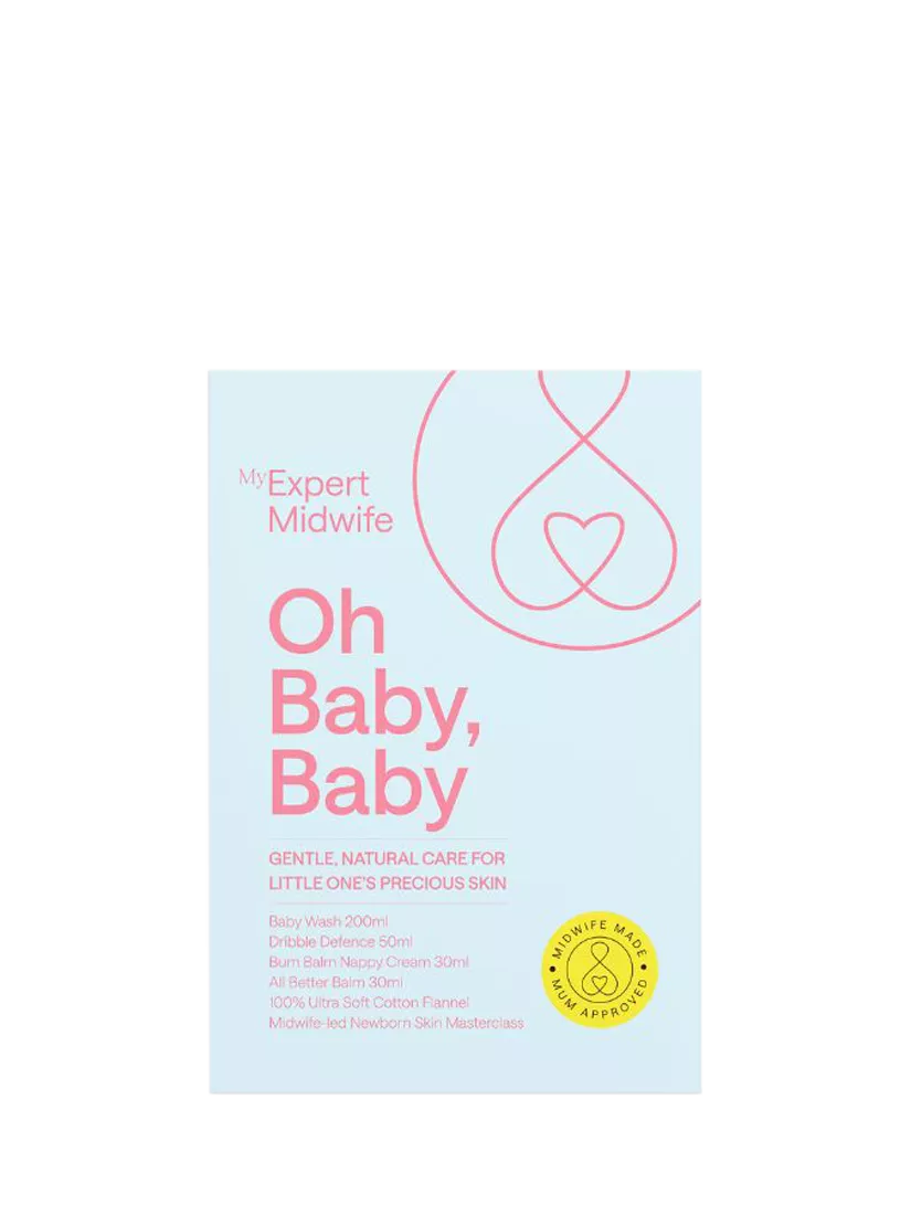 My Expert Midwife Oh Baby newborn skincare gift set, UK version