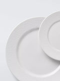 John Lewis Dimple porcelain dinnerware set 12 piece, imported from the UK