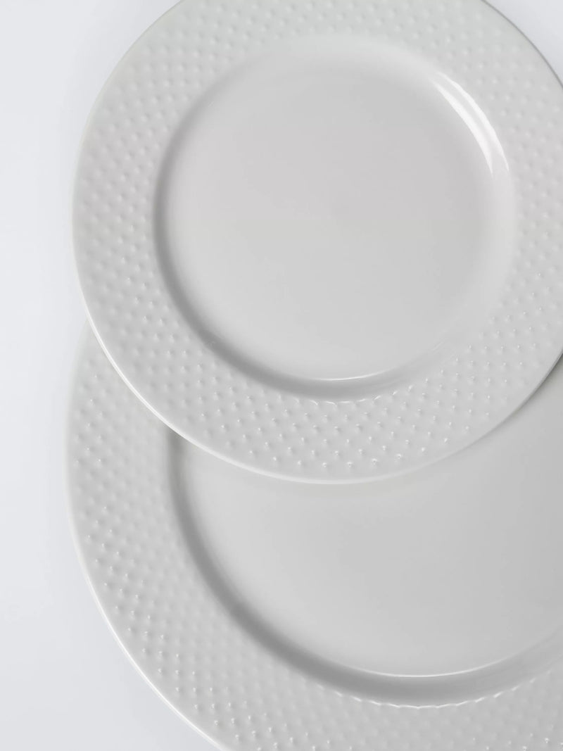 John Lewis Dotty 12-piece porcelain dinner set - British product