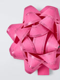 John Lewis paper bow gift tag set pink (British brand)