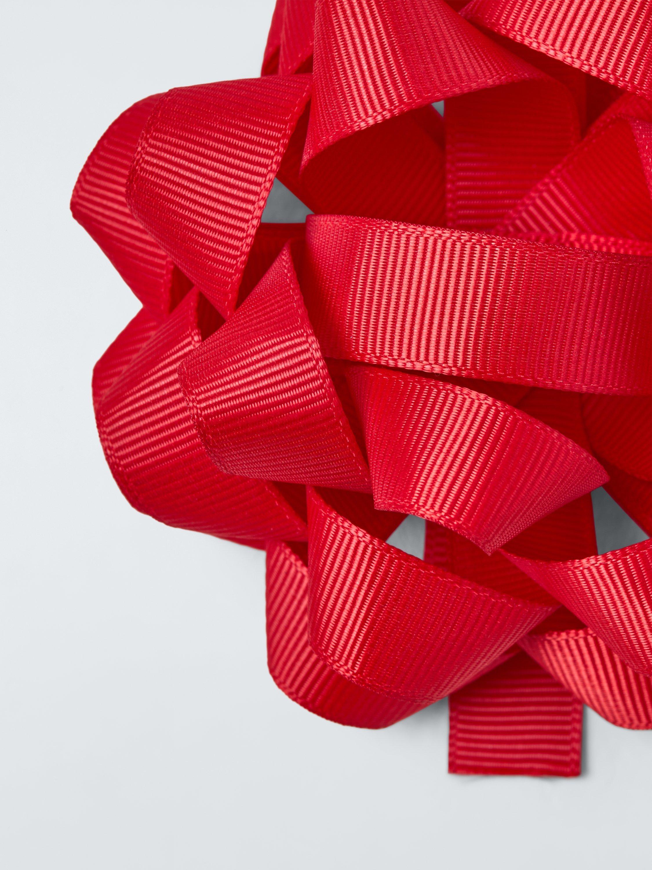 John Lewis red confetti gift bow, UK version