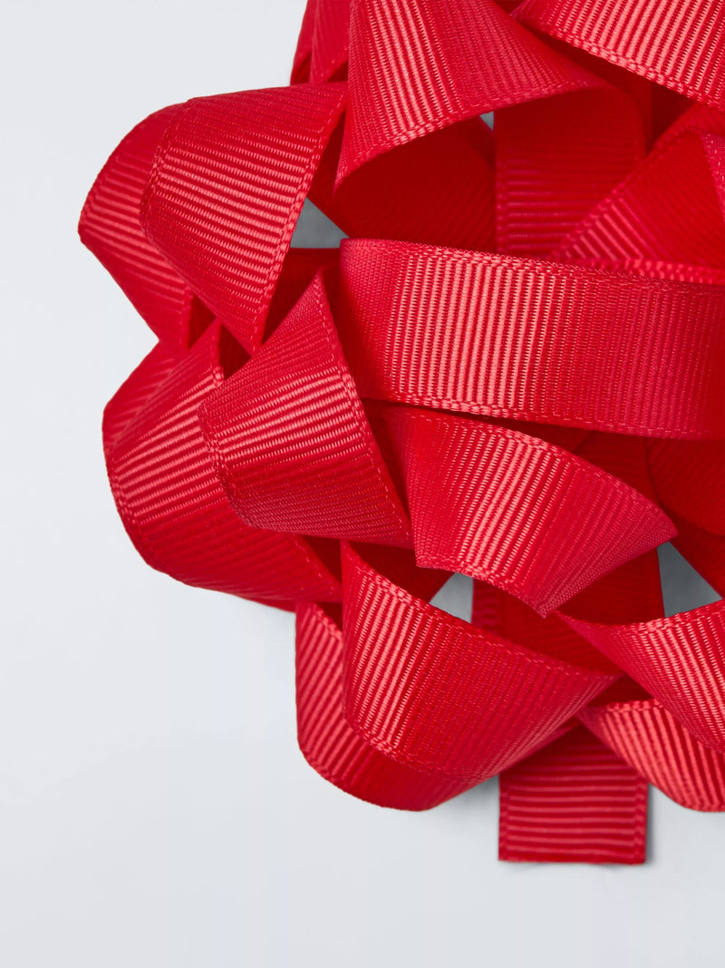 John Lewis red confetti gift bow, UK version