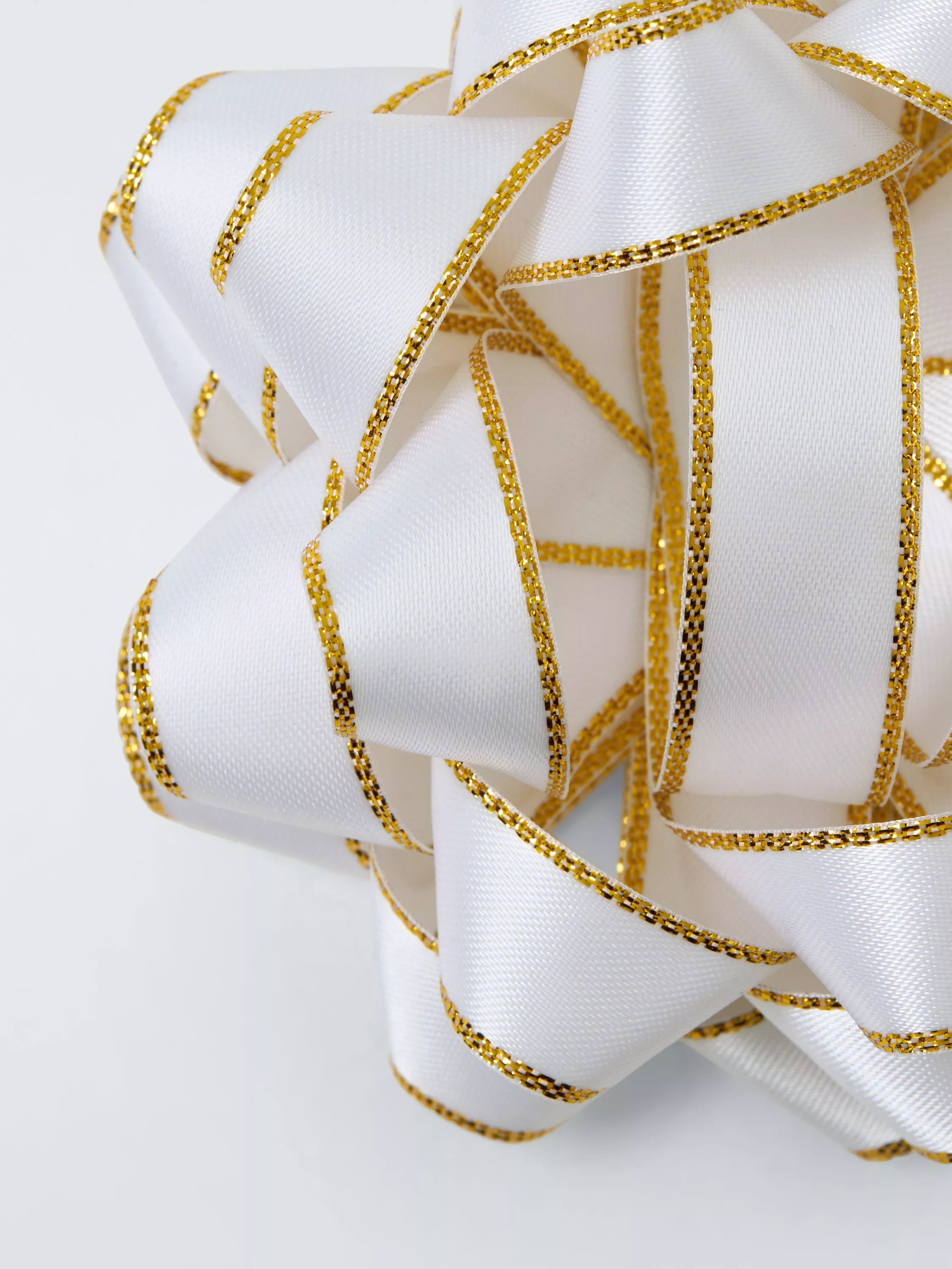 John Lewis white fabric confetti bow (British brand)