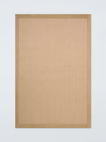 John Lewis Herringbone Pure Jute Rug, Natural, L140 x W80cm