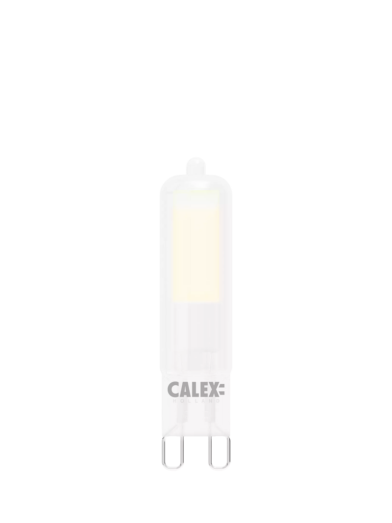 Calex 2W LED G9 capsule bulb clear, imported from the UK