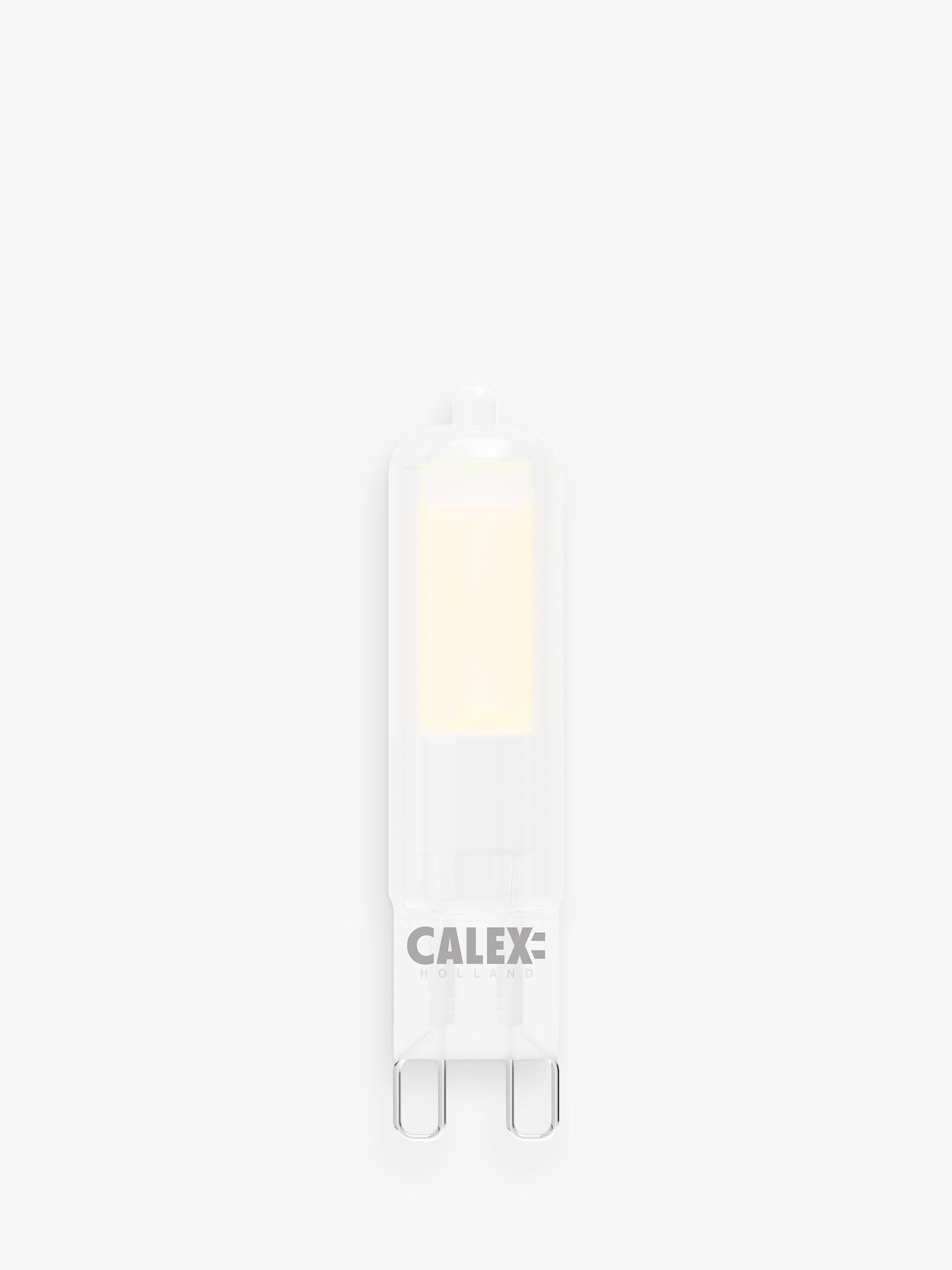 Calex 2W LED G9 capsule bulb clear, imported from the UK
