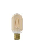 Calex decorative filament LED bulb gold tubular 3.5W, imported from the UK