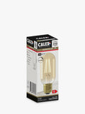 Calex decorative filament LED bulb gold tubular 3.5W, imported from the UK