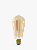 Calex decorative filament LED bulb gold tint E27, imported from the UK