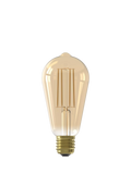 Calex decorative filament LED bulb gold tint E27, imported from the UK
