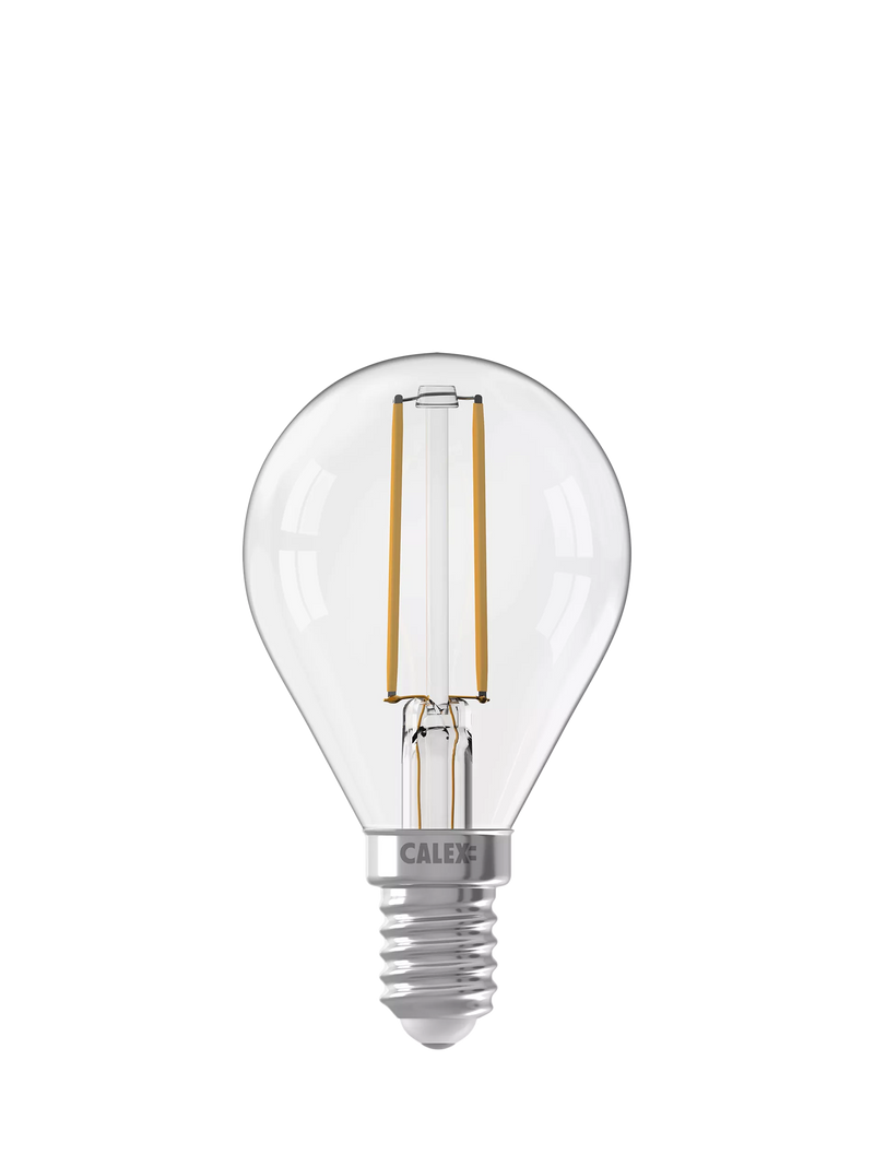 Calex LED E14 spherical bulb 3.5W clear - British product