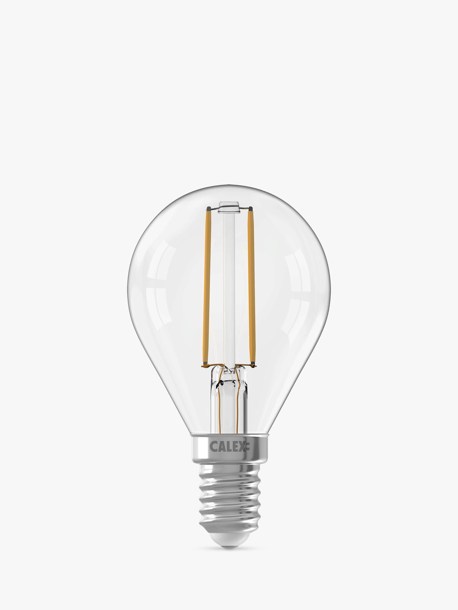 Calex LED E14 spherical bulb 3.5W clear - British product
